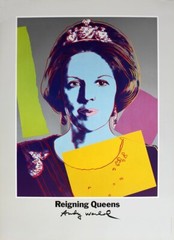 ANDY WARHOL Queen Beatrix of the Netherlands, from Reigning Queens 32.25″ x 23.5