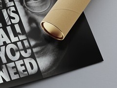 John Lennon Text Portrait Poster (unframed), Love Is All You Need, Size: 24×36″