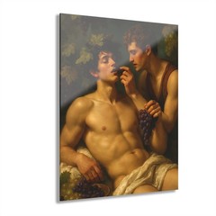Elegant Mythical Bacchus Dionysus Acrylic Wall Art Home Decor, French Cleat