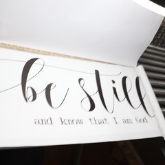 Be Still Quote Poster Bible Verse Wall Art 18″ x 44″ 8065231986 – Incomplete