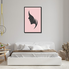 Printable Wall Art-Digital Download- Boho Woman Wall Art – Minimalist Art