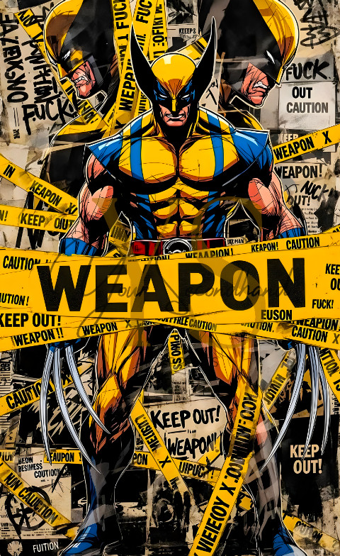 MARVEL Wolverine poster print 8.5»x14» home decor glossy paper #1