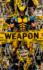 MARVEL Wolverine poster print 8.5»x14» home decor glossy paper #1