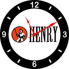 Henry Firearms Wall Clock, Acrylic Print, Gun Image, Wall Art Home Decor