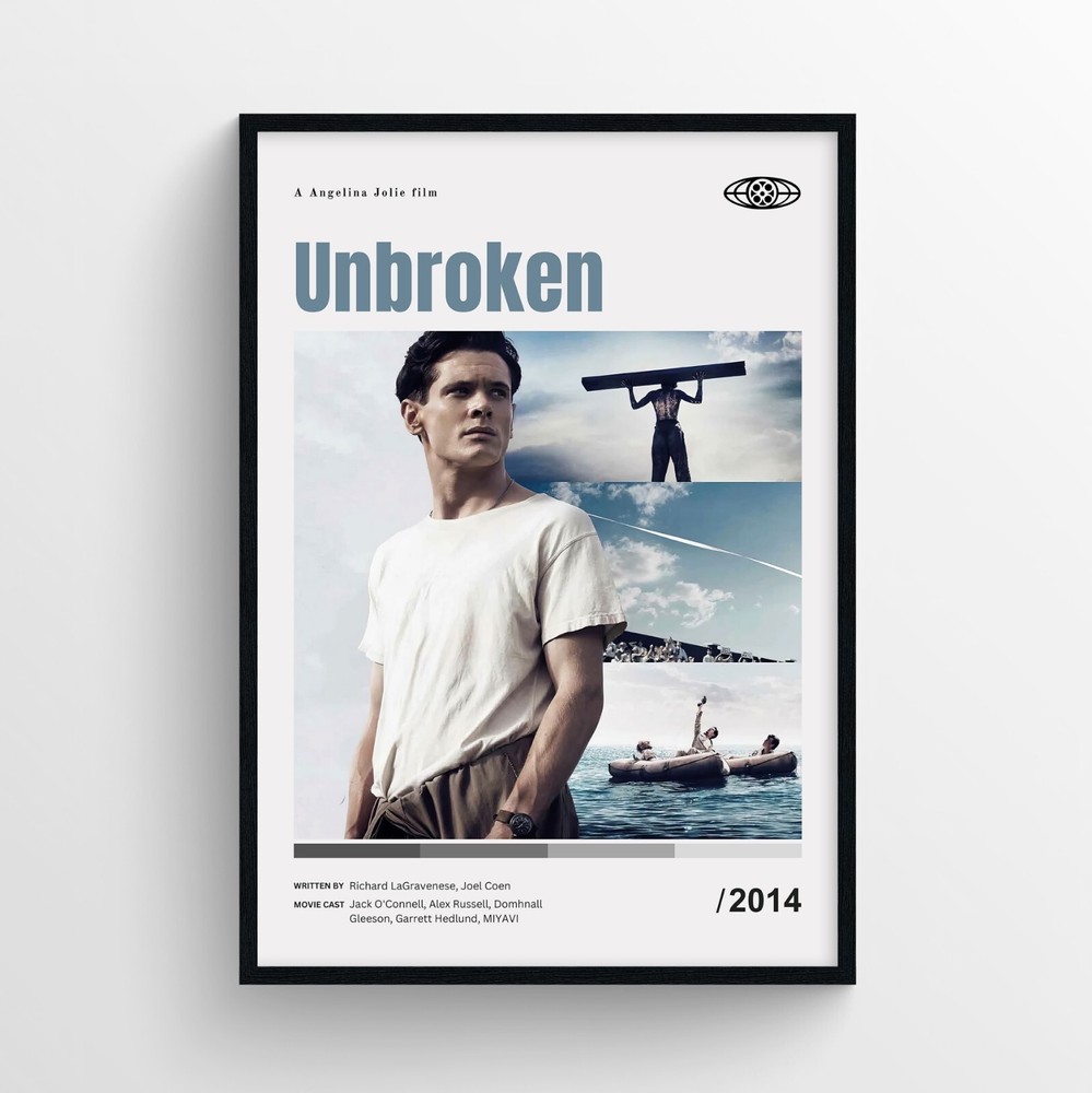 Unbroken Movie Poster Print, Wall Art – Unframed
