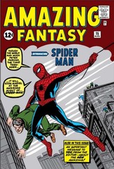 AMAZING FANTASY #15 COMIC BOOK COVER glossy Poster print 16″x24″ home decor