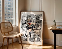 Himiko Toga Manga Panels Poster | My Hero Academia Anime Wall Art