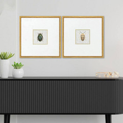Nai 2 Piece Framed Canvas Transfer Animal Art Print 17 In. X 17 In.