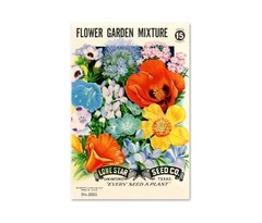 Vintage Garden Seed Packet Digital Print (multiple poster sizes)