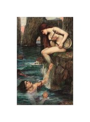 John William Waterhouse The Siren : Archival Quality Giclée Art Print 1900