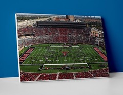 Texas Tech Football Stadium Poster or Canvas – Texas Tech Red Raiders Wall Art