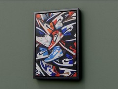 Canvas Wall art Sneakers Pop Art Wall Art Print Wall Home Decor