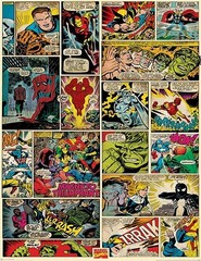MARVEL COMICS 6 | Wall Art Poster | 8×11 13×19 FRAMED