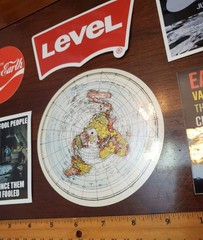 Flat Earth Stickers NASA LIES MOON HOAX VARIETY PACK (6) *WORLDWIDE SHIPPING*