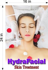 Salon 26 Photo-Realistic Paper Poster Non-Laminate Facial Treatment Vertical