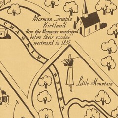 Cleveland, Ohio Pictorial City Map «Cleveland is Calling You» circa 1933