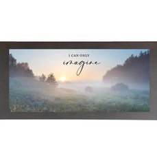 Be Still Christian Sunrise Framed Wall Art Wide Landscape Decor | Multiple Sizes