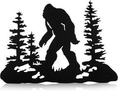 Durable Bigfoot Decor – 15.75″ x 11.02″ Indoor/Outdoor Wall Art for Men & Women