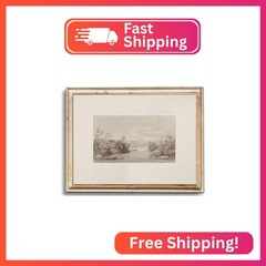 Uniro Neutral Wall Art for Home Decor, Farmhouse Landscape Sketch Drawing Wall D