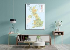 United Kingdom of Great Britain and Northern Ireland Map – 16.5 x 23.3 inches…