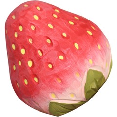 Wood Carving Strawberry Ornament Delicate Wood Strawberry Statue Adornment