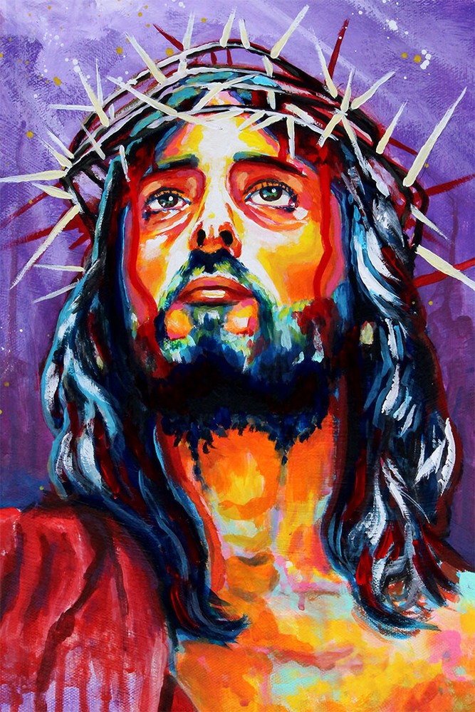 Jesus Christ Messiah Religious Image Print Wall Art Home Decor – POSTER 20×30