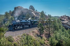 Union Pacific Big Boy Locomotive (Mountains) POSTER 24 X 36 Inches Nice!