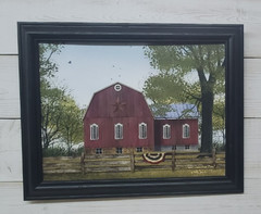 Framed Billy Jacobs «Sweet Summertime Barn» NEW Art 12×16 wall picture