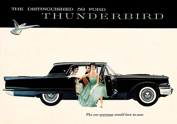 1959 Ford Thunderbird – Promotional Advertising Poster
