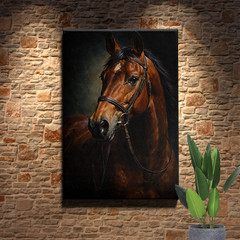 Horse Pictures Animal Canvas Painting Living Room Decor