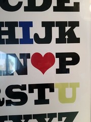 RE Room Essentials – «I Heart You» 12 x12 Framed Wall Art by Louise Carey