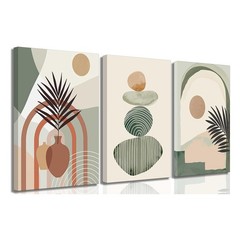 3 Pcs Boho Art Wall Decor Canvas Wall Art