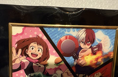 My Hero Academia Framed Print 11×8 (Frame 13.5×11) Damaged Frame
