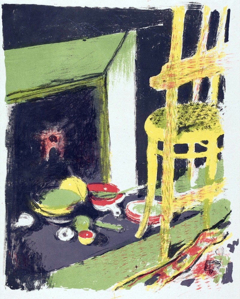15519.Wall Decor Poster.Interior Art.Vuillard Painting The Hearth