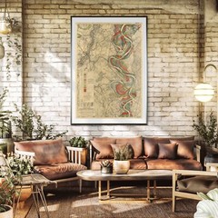 Mississippi River Map, Meander Belt, Harold Fisk Map, River Meander, Sheet 14