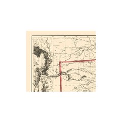 Historic State Map – Texas Military Department – Bien 1859 – Vintage Wall Art