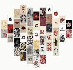 50pcs Downtown Girl Collage Aesthetic Picture For Wall Collage, 4″x6″