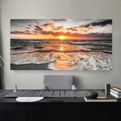 -Large Pictures for Living Room Wall Decor Beach Wall Art Black and White Oce…