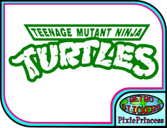 Ninja Turtles A Vinyl Sticker Wall Poster Bedroom Art Car Truck Window Movie