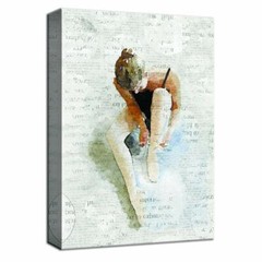 wall26 – Canvas Wall Art for Home Decor – Ballet Dancer – 12×18 inches