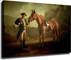 Napoleon Tony Soprano and Pie-O-My Horse Painting Poster The Sopranos Poster