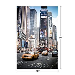 Time Square Midtown Manhattan New York City NYC Photo Photograph Poster 16×24