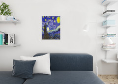 Vincent Van Gogh The Starry Night Van Gogh Wall Art Impressionist Painting Style