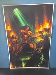 BARBARIAN POSTER FANTASY ART 12X18 MATE CARDSTOCK 130 lb NEW CONAN TARZAN 3A