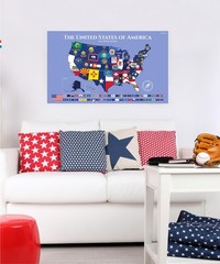 Atlas & Green Scratch Off Map of the United States. US State Map Scratch Off …