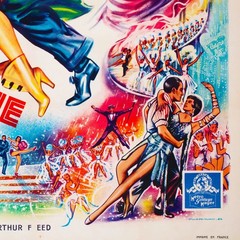 Singin in the Rain Movie Poster 1952 French Musical Hollywood Cult Classic Art
