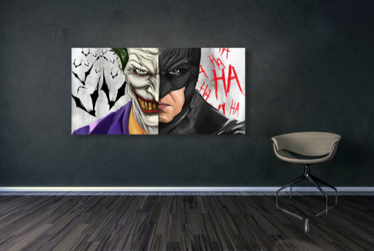 Batman And Joker Wallpaper Canvas Wall Decor, Killing Joker Canvas Print Wall Ar