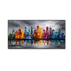 Abstract Cityscape Canvas Painting Wall Posters Graffiti Art Wall Art Prints Art