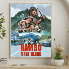 Sylvester Stallone Rambo: First Blood Part 18×24 Poster Wall Decor