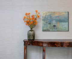 Canvas Print Monet Painting Repro Home Decor Wall Art Abstract Landscape Framed